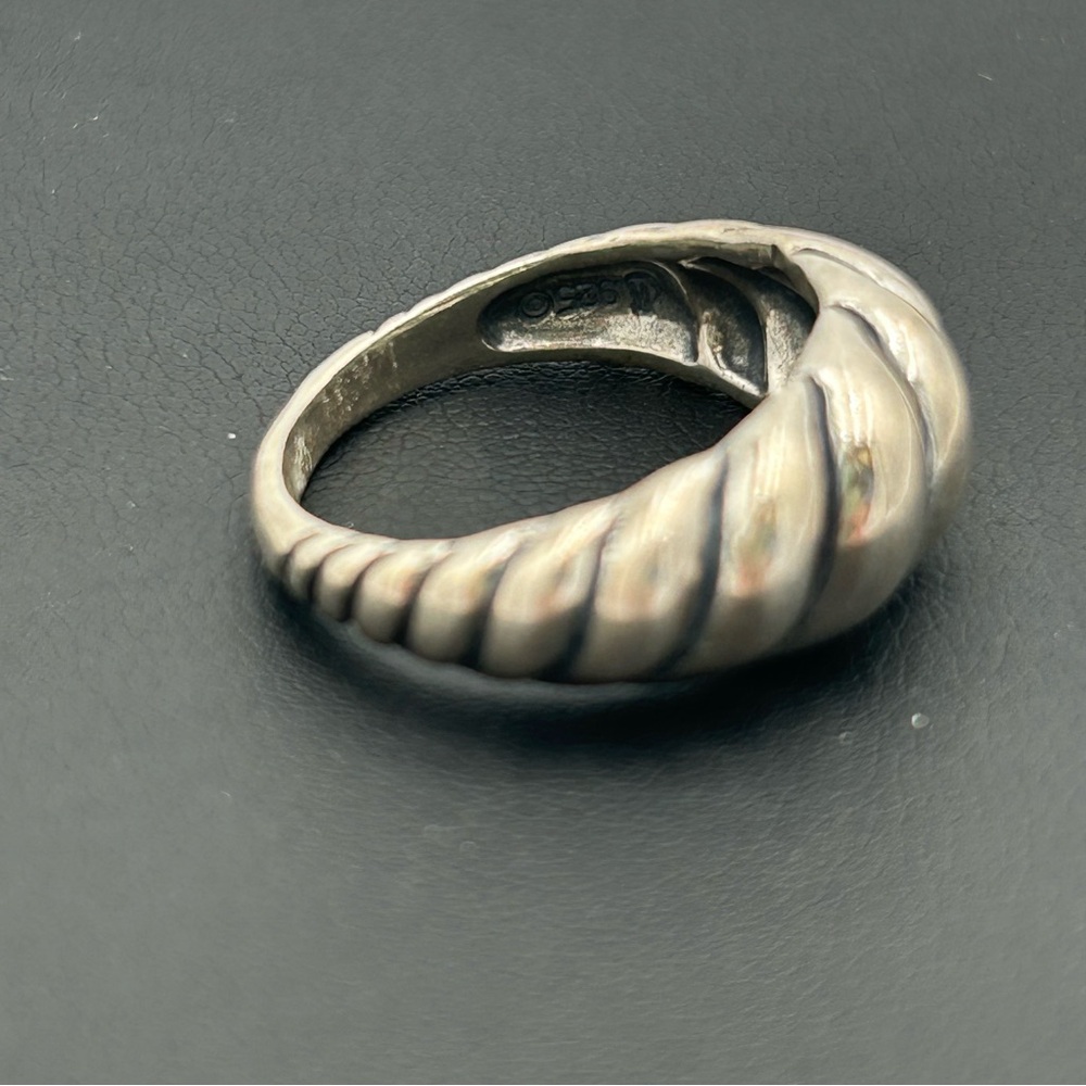 Vintage Sterling Silver Interlocking Ring Set - Picture 10 of 11